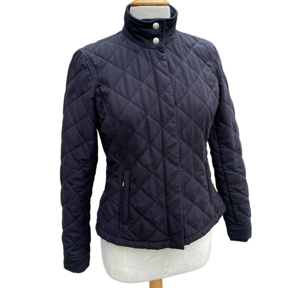 Lauren Ralph Lauren Quilted Jacket Black Equestrian Preppy Quiet Luxury-SP - Picture 1 of 13